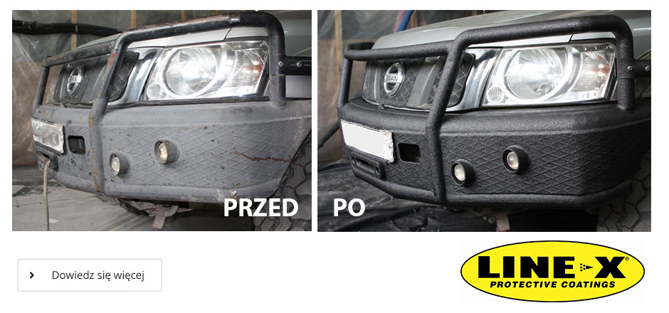 Powłoka LINE-x odnowienie powierzchni